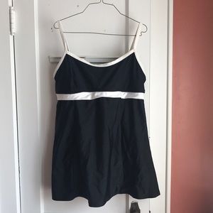 One piece dress bathing suit